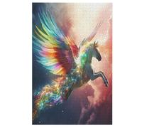 Cheval Puzzles Adulte 1000 Pieces Cadeau Famille Puzzle Classique 3D EnfantsJouet en Bois Cadeau Unique 78×53cm