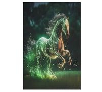 Cheval Puzzles Adulte 1000 Pieces Cadeau Famille Puzzle Classique 3D EnfantsJouet en Bois Cadeau Unique 78×53cm