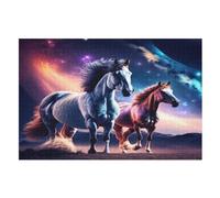 Cheval Puzzles Adulte 1000 Pieces Cadeau Famille Puzzle Classique 3D EnfFourmisJouet en Bois Cadeau Unique （75×50cm）