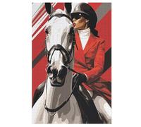 Cheval Racing Puzzles Adulte 1000 Pieces Cadeau Famille Puzzle Classique 3D Puzzle EnfantsJouet en Bois Cadeau Unique Décoration Intérieure (78×53cm)