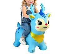 Cheval Rebondissant,Cheval Gonflable à Enfourcher - Jouextérieur Pour Filles Garçons Jardin Crèche Voyage Anniversaire - pour Intérieur Extérieur Maison Préscolaire Salle de Jeux Voyage Fête d'Anniver