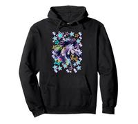 Cheval rétro pour Fille - Étoiles Vintage des années 60 Sweat à Capuche