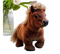 Cheval robot - en mouvement électronique, robot câlin pour , jouet sensible au toucher | Smart Motion Horse Robot Plush, intelligence artificielle en selle, adorable creatur