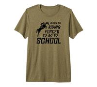 Cheval Saut d'obstacle École d'équitation Équitation Chevaux T-Shirt Haut de Gamme