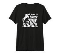 Cheval Saut d'obstacle École d'équitation Équitation Chevaux T-Shirt Haut de Gamme