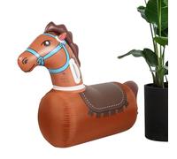 Cheval sauteur - Jouet d'équilibre portable réaliste sans fuite | Sauteur d'animal avec rebond | pour filles parents jeu extérieur voyage intérieur jardin patio