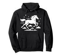 Cheval Sauvage Style Occidental Galop Équitation Fans Année Sweat à Capuche