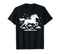 Cheval Sauvage Style Occidental Galop Équitation Fans Année T-Shirt