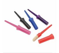 Cheval Shires Brosse À Huile De Sabot En Plastique Avec Capuchon Dur-1 Applicateur De Pansement Sabot Couleurs Aléatoires