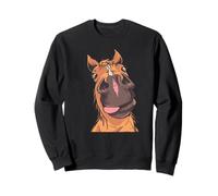 Cheval Sourire Amusant pour Amis Sweatshirt
