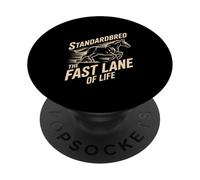 Cheval Standardbred - The Fast Equestrian PopSockets PopGrip Adhésif