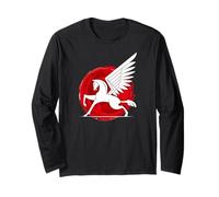 Cheval Volant Aigle équitation moisissure Japonais Soleil Rouge Victoire Manche Longue