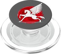 Cheval Volant Aigle équitation moisissure Japonais Soleil Rouge Victoire PopSockets PopGrip pour MagSafe
