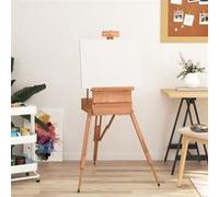 Chevalet 81x121x173 cm bois de hêtre massif bois de hêtre massif naturel G