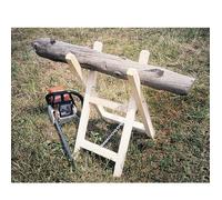 Chevalet à bûche en bois