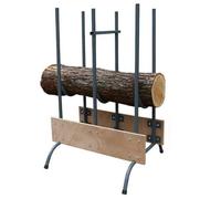 Chevalet à bûches en bois et acier - Capacité 150 kg - KERWOOD