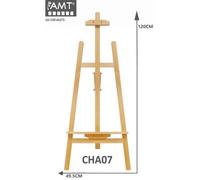 Chevalet - AMT - 120 cm - Bois - Artiste - Atelier - Exposition