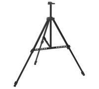 Chevalet d affichage réglable Noir Métal