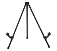 Chevalet D’artiste de Table en Fer Noir, Pliable, Trépied | Support Stable pour Cartes et Brochures, Format Compact, Usage Atelier ou Extérieur, Transport Facile