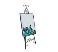 Chevalet D'affichage, Chevalet En Métal Portable For Panneau De Mariage, Léger, Pliable Et Portable Avec Base Trépied(Color1)