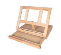 Chevalet D'art De Peinture Pliable De Construction En Bois Naturel Croquis Réglable Pour Peintre Professionnel Et Étudiants Dessin D'art En Bois