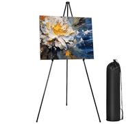 Chevalet d'art réglable - Trépied pliable, cadre d'affichage sur toile, support en aluminium durable pour dessin, peinture et affiches | Chevalet de présentation pour exposition en studio, événement e