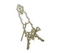 Chevalet d'art rétro pour exposer des peintures et des œuvres d'art pour plus de stabilité et de facilité à la maison ou dans les galeries. Chevalet d'exposition pour les occasions