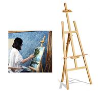 Chevalet d'artiste en bois de 1,5 m pour peinture et croquis, support de dessin pliable, chevalet d'art, chevalet de dessin pliable, chevalet d'art, chevalet de dessin pliable, facile à assembler