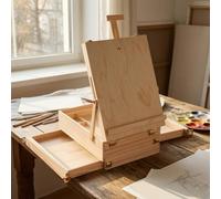 Chevalet D'artiste Léger, style to 2 | Compact, Chevalet Table , Intégré, pour Atelier, Étudiants, Débutants