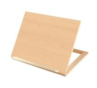 Chevalet d'artiste pliable avec construction en bois épais - Support réglable - Chevalet de voyage professionnel - Chevalet de peinture en bois pliable