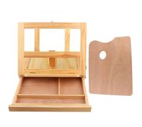 Chevalet d'artiste pliable et réglable pour dessin et peinture, chevalet de table portable avec boîte et tiroir