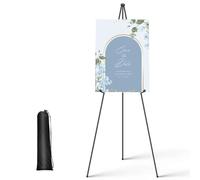 Chevalet d'artiste portable de 150 cm - Support réglable avec sac - Trépied en bois - Chevalet de studio - Chevalet d'artiste - Pour photos - Nature