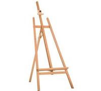 HOMCOM Chevalet d'artiste sur pieds – réglable hauteur et inclinaison – hêtre 65×44×174–230 cm