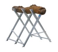 Chevalet de à Bûches Tronçonneuse Bois Chauffage Sägegestell Sciage Aide