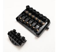 Chevalet de basse sans tête à 4 cordes de qualité supérieure avec écrou de verrouillage, ensemble de matériel de rechange pour guitare basse en métal, système d'accordage individuel, noir, compatible