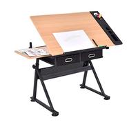 Chevalet de bureau réglable en hauteur - Table de bricolage en érable pour bureau à domicile, table de dessin polyvalente pour artistes et créatifs, parfaite pour le dessin, la peinture et les projets
