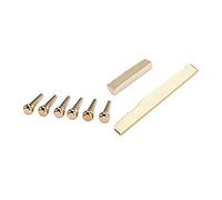Chevalet de guitare acoustique en laiton à 6 cordes et sillet pour guitare acoustique
