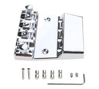 Chevalet de guitare basse réglable à 4 cordes en métal avec queue rigide fixe Accessoires électriques Vintage Queue dure fixe