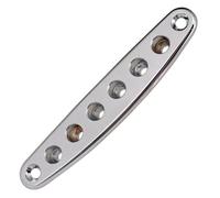 Chevalet de guitare de remplacement à travers le corps de la virole de remplacement à travers les cordes de pont en métal