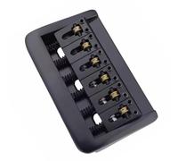 Chevalet de guitare électrique avec espacement des cordes de 10,5 mm Texture métallique pour accordage de précision Chevalet de guitare réglable