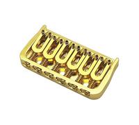 Chevalet De Guitare Electrique Guitare Électrique À Six Cordes Avec Pont Fixe Support Arrière Inférieur De 72.8mm Cordier En Alliage(Gold)