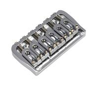 Chevalet De Guitare Electrique Guitare Électrique À Six Cordes Avec Pont Fixe Support Arrière Inférieur De 72.8mm Cordier En Alliage(Chrome)