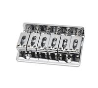 Chevalet De Guitare Electrique Pont De Guitare Électrique LP Plaque Traction Fixe Corde Arrière 65mm Argent/noir(Silver)