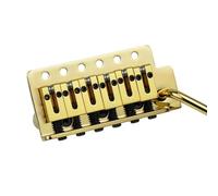 Chevalet De Guitare Electrique Pont Trémolo Pour Guitare Électrique Base De Selle En Laiton Ressort GG1001 Pièces De Rechange(Gold)