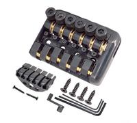 Chevalet de guitare électrique sans tête, selle fixe, alliage de zinc + matériau en fer (B)