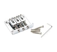 Chevalet de guitare fixe à 3 cordes avec vis et clé à chargement par le haut pour instruments électriques de précision, chevalet fixe doré