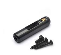 Chevalet de guitare individuel 41,5 x 8,5 mm - Finition noir/doré/argenté pour une excellente transmission de son et des performances