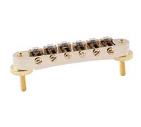 Chevalet De Guitare Pont De Selle À Roulettes De 10.4mm Avec Poteau Pour Guitare Électrique Style LP(Gold)