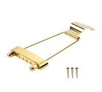 Chevalet de guitare universel en alliage de zinc de 132 mm de longueur compatible avec la plupart des instruments à 6 cordes, matériel de montage inclus