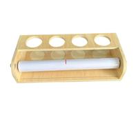 Chevalet de peinture de bureau - Planche à rouleau de papier, support à croquis en bois | Station de rangement réglable pour dessin, croquis, crayons, distributeur de table léger et portable pour